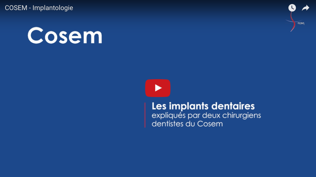 L’implantologie au Cosem - Centres médicaux France